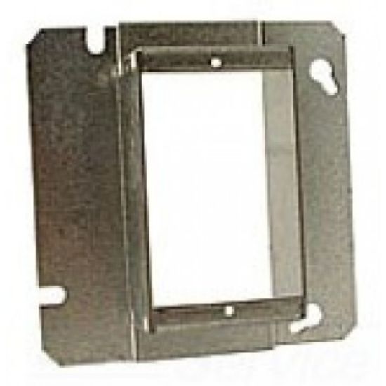 Picture of 4-11/16" Square Steel Electrical-Box-Cover 1-1/2" Rise
