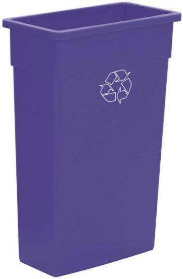 Picture of 23-Gallon Wallhugger Recycling Container Blue