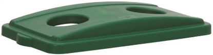 Picture of Green Recycle Lid For 23-Gallon Wallhugger