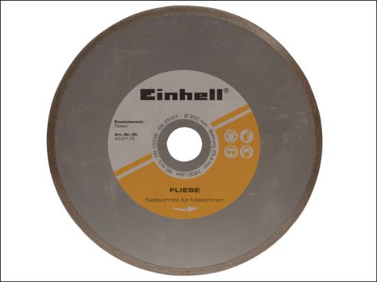 Picture of Tile Diamond-Blade Continuous-Rim 10" x 5/8"