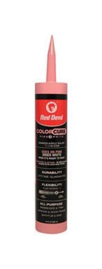 Picture of Caulk-Sealant Red-Devil ColorCure 9.5 Ounce Pink to White