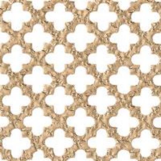 Picture of 24 X 36 Decorative leaf Brass-Finish 0.020