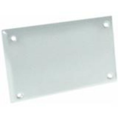 Picture of Weather-Proof Electrical-Box-Cover Blank 2-Gang White