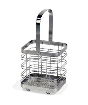 Picture of Pantry Works Cube Silverware Caddy- Chrome