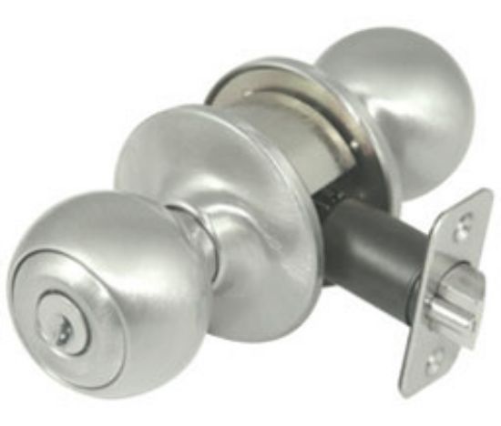 Picture of Lock-Set Entrance-Type Ball US3 Grade-2 Adjustable Back Set