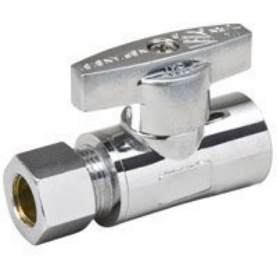 Picture of Straight Supply-Valve 1/2 Sweat X 3/8" Cmp