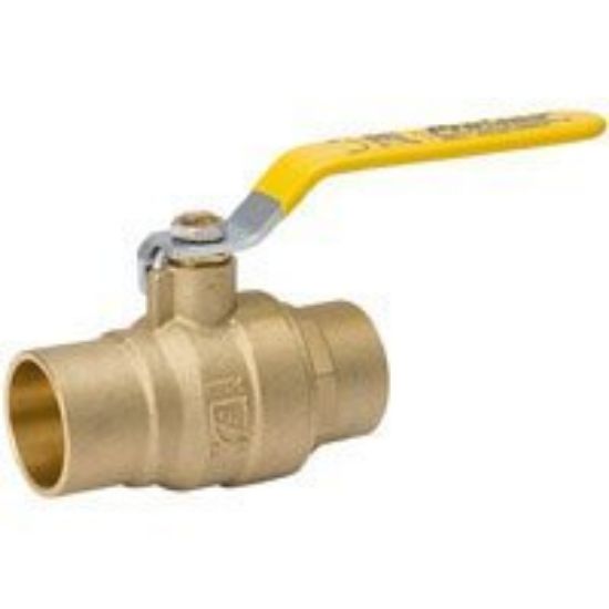Picture of Ball-valve Brass Full-port 600 Wog Sweat C X C 1-1/4"