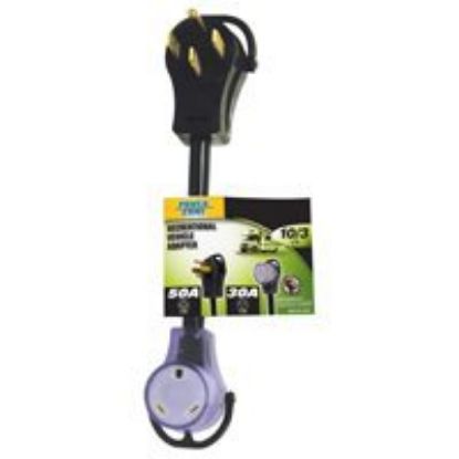 Picture of Recreational-vehicle Adaptor 50a Plg-30a Connect