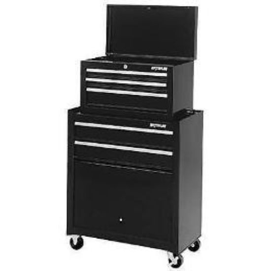 Picture of 26" 5 Drawer Black Chest