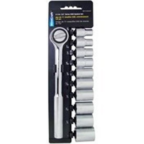 Picture of Socket-wrench-set 11-piece Sae