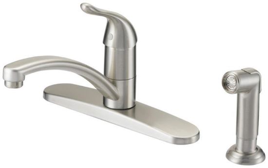 Picture of Kitchen-faucet With-spray Stainless-steel 8"
