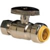 Picture of 1/2 X 3/8" Push-on Straight Supply-valve Quarter-turn