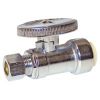 Picture of 1/2 X 3/8" Push-on Straight Supply-valve Quarter-turn