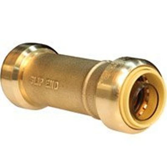 Picture of 1/2 Cast-brass Push-Fit Slip-coupling