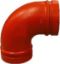 Picture of Grooved-fitting 2-1/2" 90°-Elbow G X G