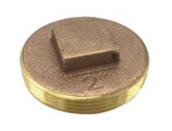 Picture of 3-1/2" Clean-Out-Plug Raised-Head