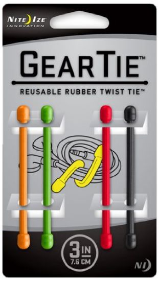 Picture of Reusable Rubber Twist-tie 3" Assorted