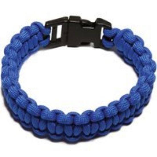 Picture of Parachute-Cord Survival Bracelet Blue Large
