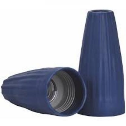 Picture of Blue and Gray Cushion-Grip Wire-Connector (50-Pack)
