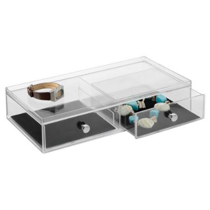 Picture of Clarity 2 Drawer Wide Jewelry-Box