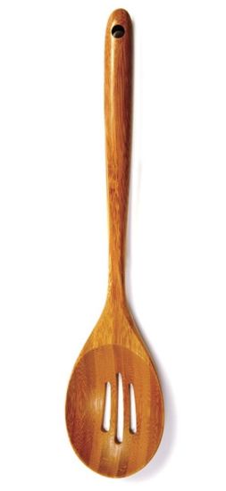 Picture of Slotted-Spoon Bamboo 12"