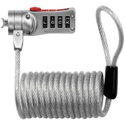 Picture of Computer Security Cable With WORD Combination-Padlock