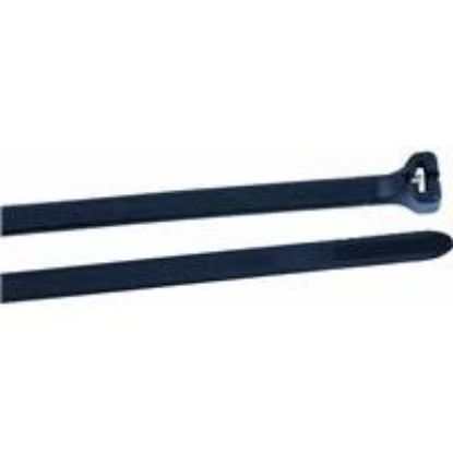 Picture of Cable-Tie Ultra Violet Resistant Black Metal Pawl 50-Pounds-Working-Load-Limit 11"