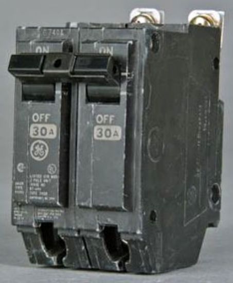 Picture of Circuit-Breaker DOUBLE 15-Amp BOLT ON