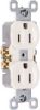 Picture of Electrical-Outlet Duplex-Receptacle 15-Amp 125-Volt Double-Pole 3-Wire Residential Grade