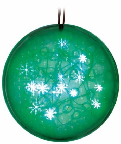 Picture of 6" GreenHolographicSphere Indoor-&-Outdoor Uses 6 "AA" Batteries Not Included