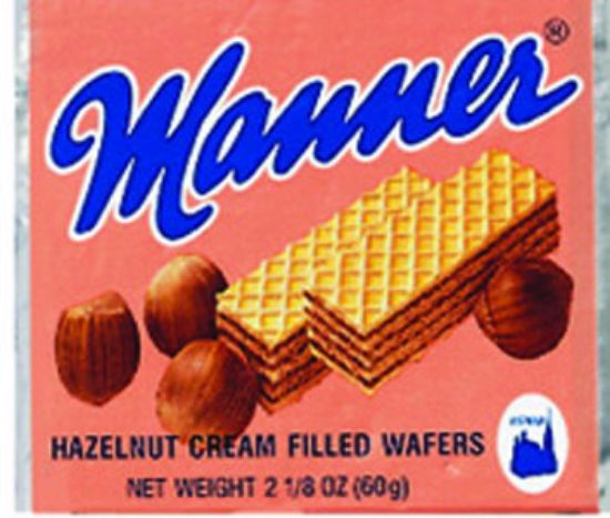 Picture of Manner Hazelnut Cream Filled Wafers Net Weight 2.54oz