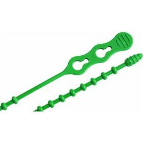 Picture of Cable-Tie Beaded 18" Green 140lb