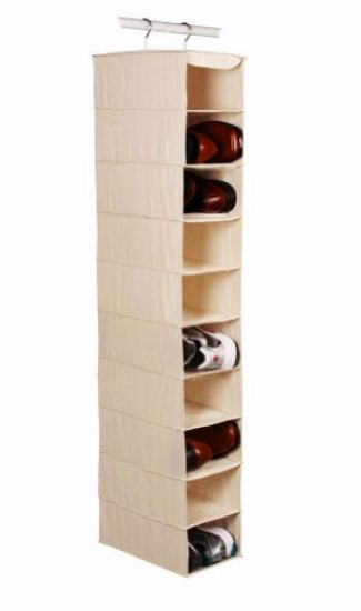 Picture of Nature of Storage 10 Shelf Shoe-Organizer 8 x 14 x 50"