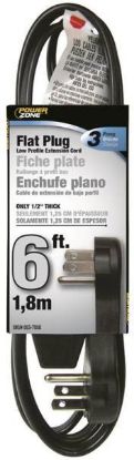 Picture of Extension-Cord 6' Black Grounded