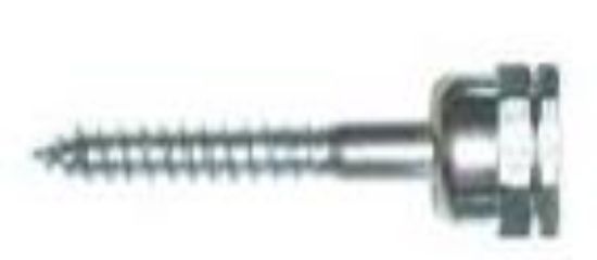 Picture of Wood-screw Rod-hanger 3/8" X 2" Straight