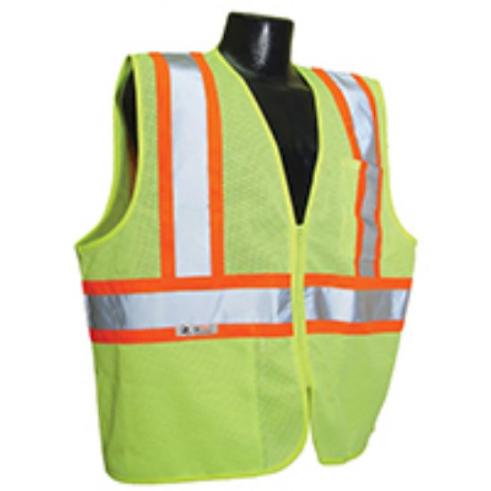 Picture of Safety-Vest econo Mesh-Fabric Class-2 Green