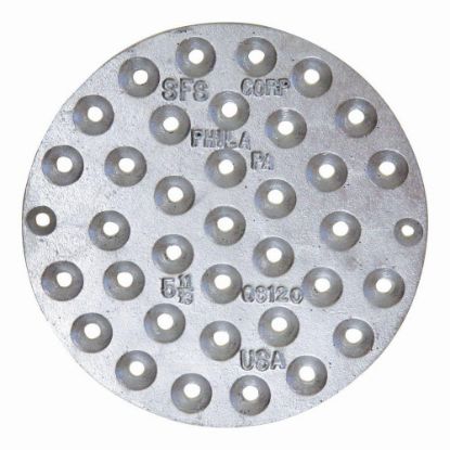 Picture of 5-11/16 Perforated Drain-Cover Cast-Aluminum