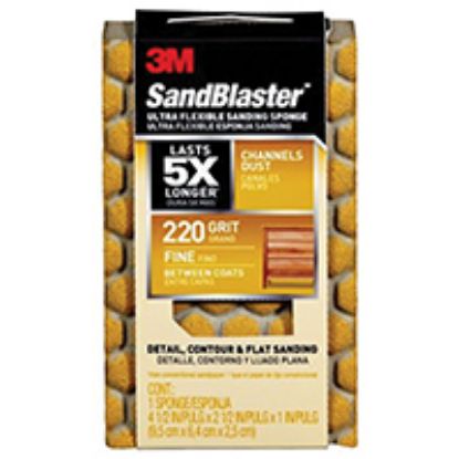 Picture of Sanding-sponge 4-1/2" X 2-1/2" X 1" Ultra-flexible
