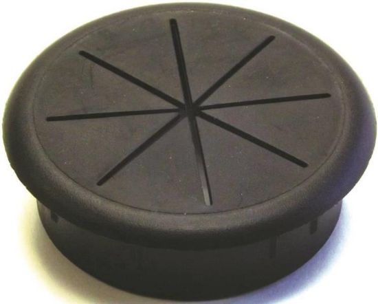 Picture of 2-3/8" Panel Grommet Black