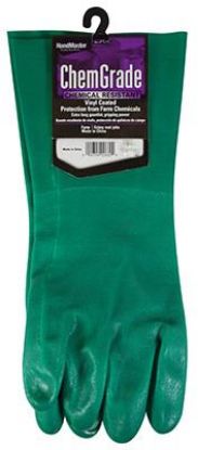 Picture of 14" Gloves Green Pvc Coated Green