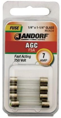 Picture of Electrical-Fuse 7amp 250-Volt Agc Glass 1/4 X 1-1/4"