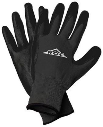 Picture of Black Polyurethane Coated Palm Gloves