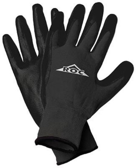Picture of Black Polyurethane Coated Palm Gloves