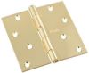Picture of Door-Hinge 4" Polished-brass Removeable Pin