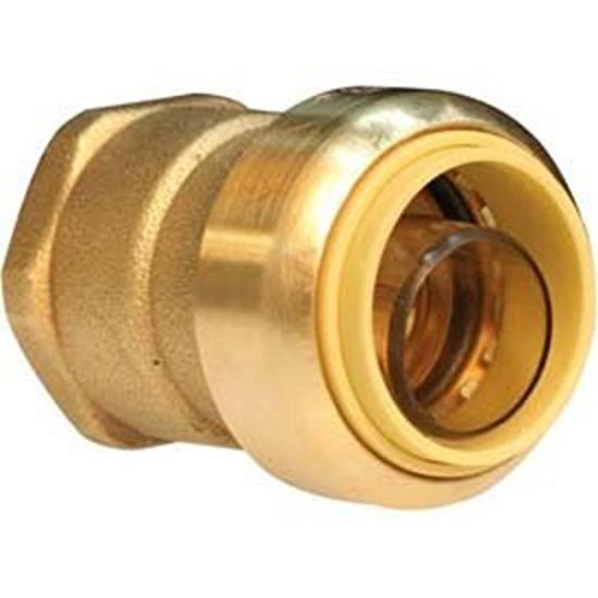 Picture of 1" X 3/4" Female Push-Fit Adapter Forged Brass Pf X Fpt