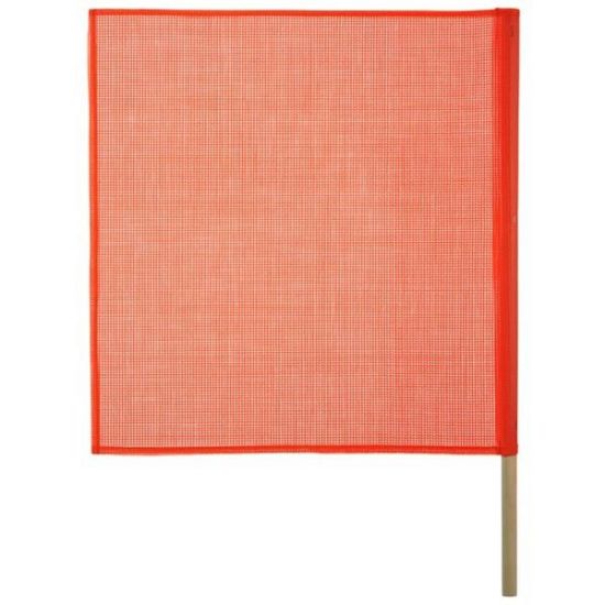 Picture of Safety-Flag W/wooden Dowel 18" x18" DOT-Compliant Pvc