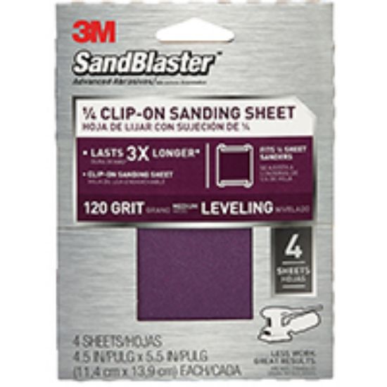 Picture of Clip-on Palm Sand-Paper 5.500" In X 4.5" In 120-Grit