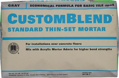 Picture of Thinset-mortar Standard Gray 50-lb
