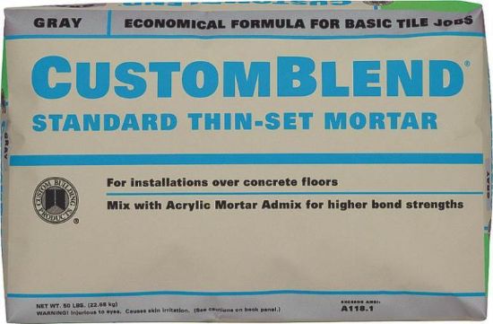 Picture of Thinset-mortar Standard Gray 50-lb