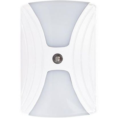 Picture of Night-Light Grounded 5 Outlets Automatic White